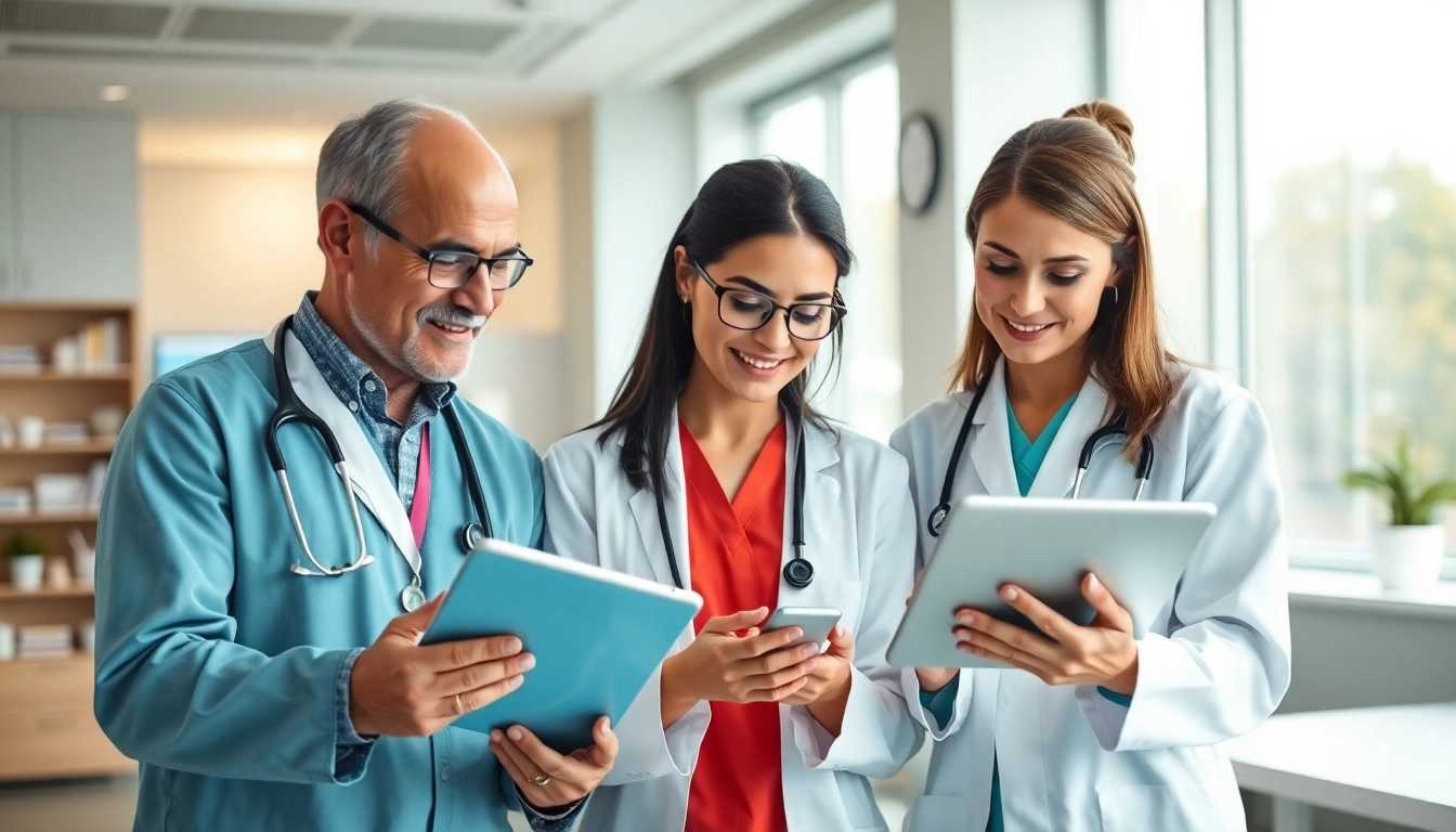 Review various eprescribing software reviews through collaborative healthcare professionals in a modern clinic.